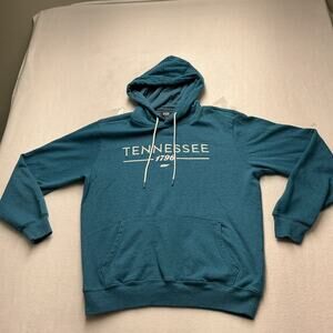 Home Free Tennessee Unisex Hoodie Auqua Blue Cozy Sweatshirt Pullover Sz M,4213